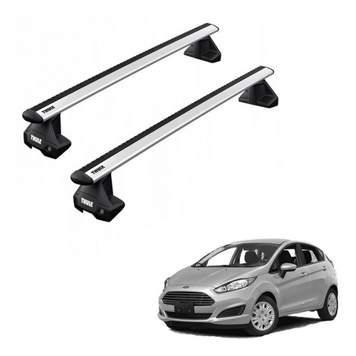 Rack Bagageiro Thule Evo Ford Fiesta New Hatch  2012 Á 2019