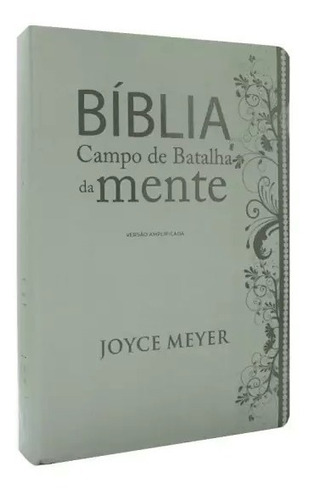 Bíblia Campo De Batalha Da Mente Joyce Meyer - Luxo Cinza