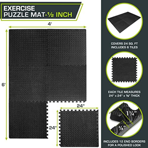 Tapete De Ejercicio Gym Prosourcefit Puzzle Estera De Ejerci