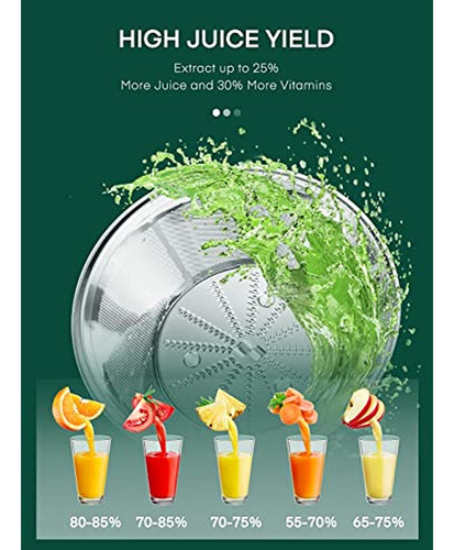 Exprimidor, Housnat Exprimidor De Frutas Y Verduras Con Conf