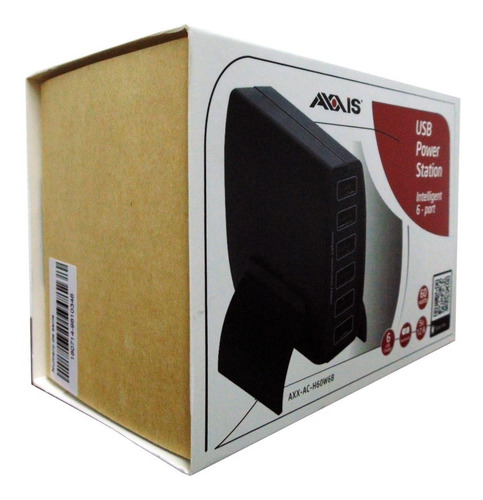 Estacion De Carga Usb 6 Puertos 60w 12a Axxis C/base Nuevo