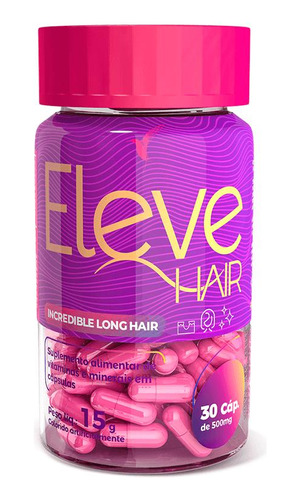 Vitamina Para Cabelo Eleve Hair Eleve Life 30 Dias 1 Pote
