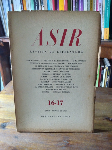 Asir. Revista Literaria Nº 16-17 (uruguay)