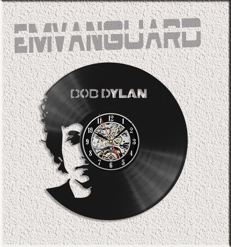 Reloj Bob Dylan, En Lp De Vinilo,lleva El 2do Al 20% Off