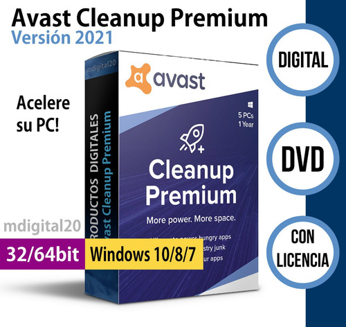 Imagen 1 de 3 de Avast Cleanup Premium 2021 - Acelera Tu Pc!