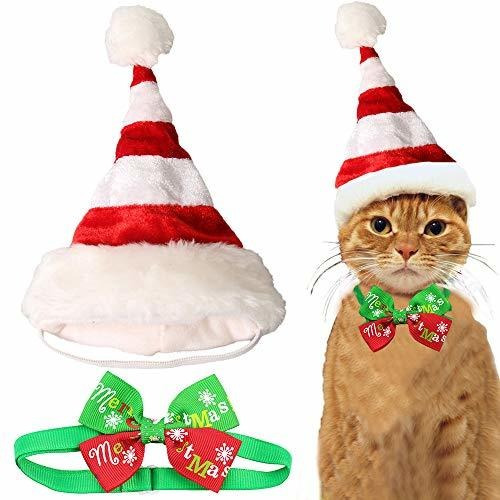 Ropa Gato - Wiz Bbqt Red And White Striped Cat Kitten Puppy 