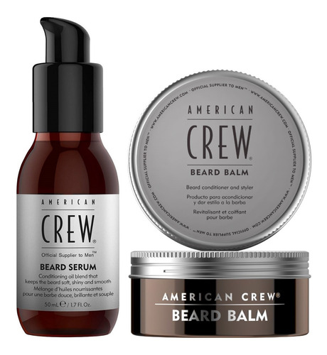 Aceite Para Barba Beard Serum + Cera Barba American Crew Men