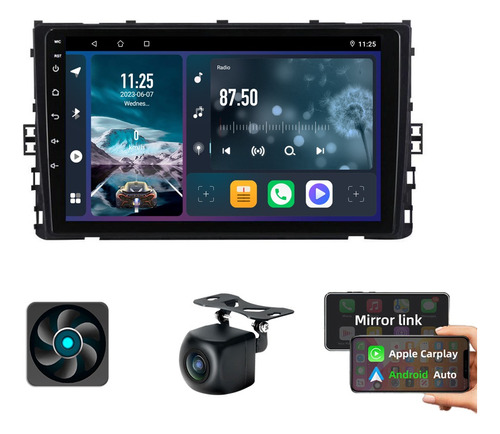 Autostereos Con Carplay Para 2018- 2020 Vw Polo 9001q8 2+64g