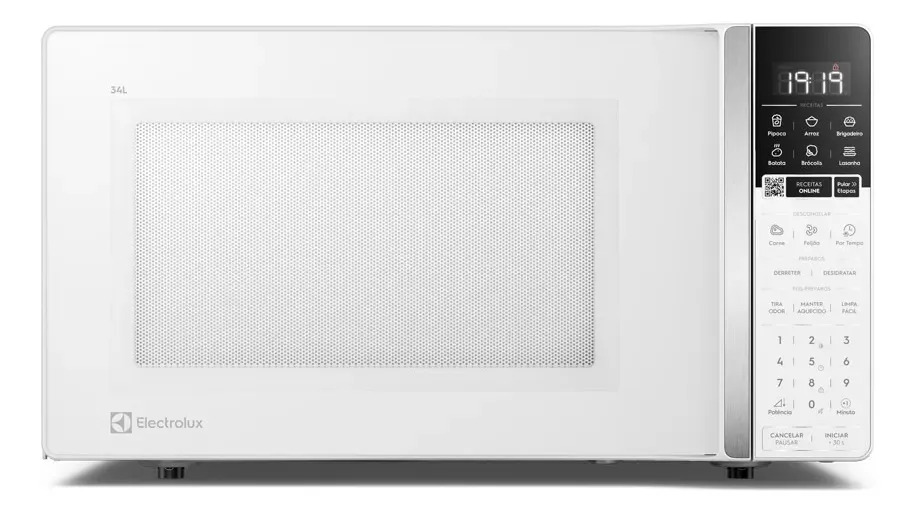 Micro-ondas Electrolux Efficient 34L Branco ME34B