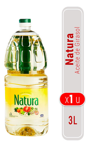 Aceite De Girasol Natura Botella Sin Tacc 3 L