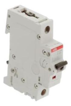 Abb St201m-k3 Circuit Breaker, Miniature, Din Rail Mount Dde