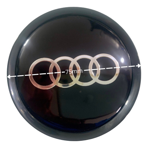 4 Centros Rin Audi 75mm