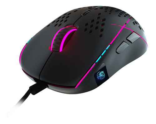 Mouse Gamer 6200dpi Draxen Dn80 Rgb Sensor Pmw3327 Draxen