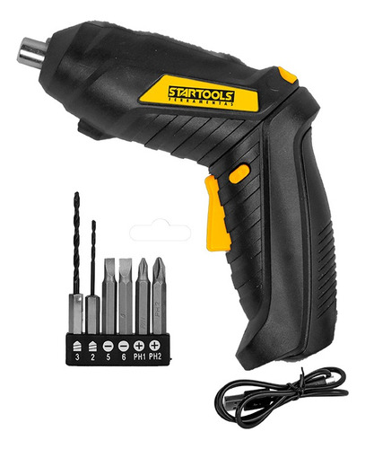 Mini Parafusadeira Recarregavel 3,6v Bivol Com Led Startools