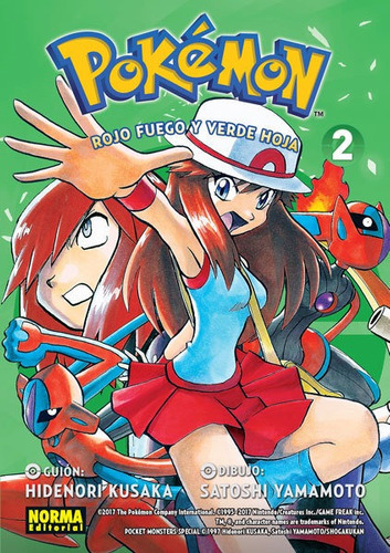 Pokemon 14 Rojo Fuego Y Verde Hoja 2 - Kusaka , Yamamoto