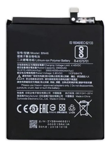 Bateria Redmi Note 8