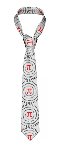 Corbata Diseño Pi Matemáticas  | 8cm Ancho
