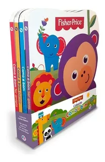 Kit 4 Livros Coleção Como É Bom Fisher-price Cartonado