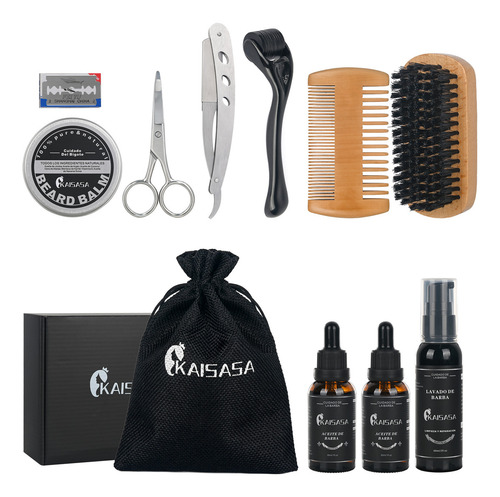 Kaisasa Kit Barba Cuidado Para Rasurar Regalos Para Hombre