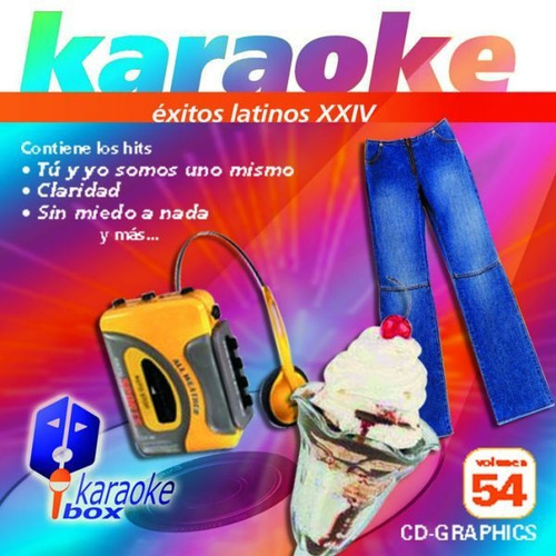 Cd+g Karaoke K-box Éxitos Latinos Xxiv