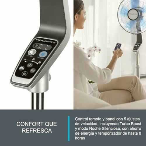 Rowenta Vu5670 Turbo Silence Oscillating 16-inch Stand Fan