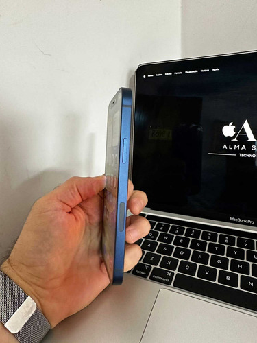 Apple iPhone 12 128gb Azul Cargador Cable Funda Glass (Reacondicionado)