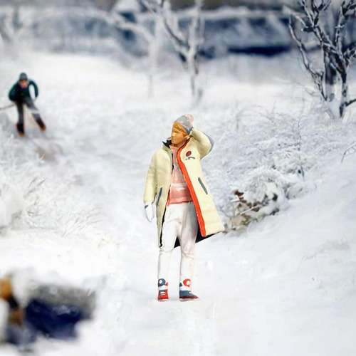 Juego De Figuras En Miniatura Tiny Dwellers Para Beige