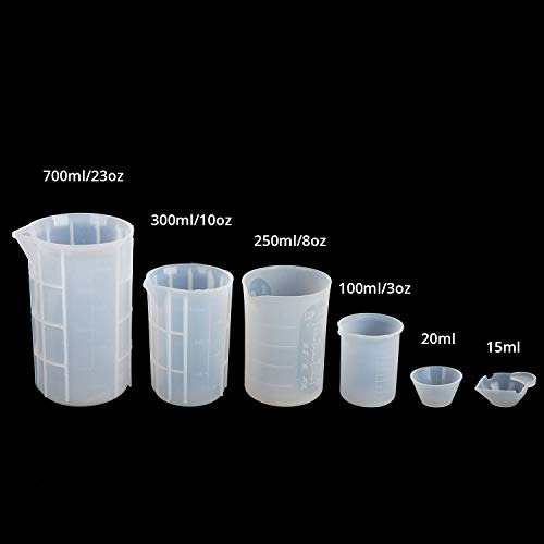 Tazas Medidoras De Silicona Extragrandes De 700 Ml, Taz...