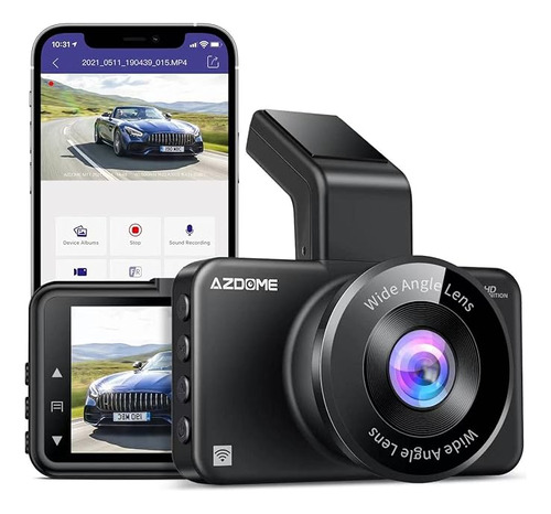 Azdome M17 Wifi Dash Cam Con App 1080p Fhd Dvr Grabador De C
