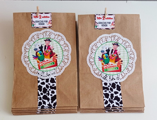 Imagen 2 de 9 de Platos Y Vasos La Granja De Zenón Descartable Personalizados
