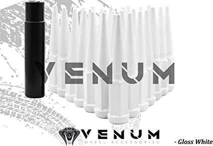 Accesorios De Rueda Venum 24 Pc Blanca Pico Tuercas Del Term