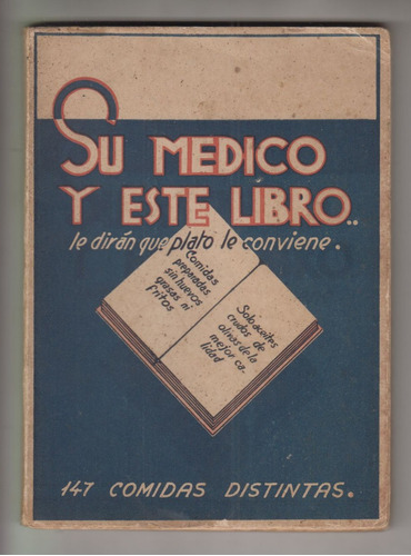 1936 Uruguay Libro Recetas Saludables Mario Rinaldi Guerra