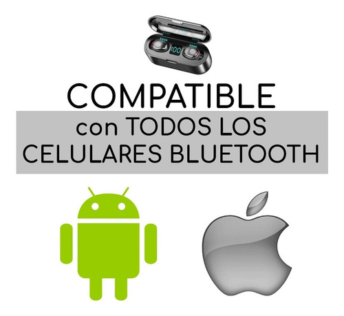 Auriculares Bluetooth F9 Tws Inalámbricos Premium Sound