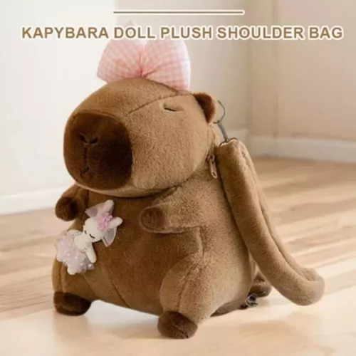 Mochila De Felpa Kawaii Creative Animal Capibara