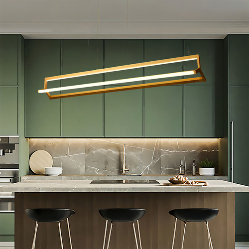 Pendente Lustre Sindora Dcd015085 100cm Metal Silicone 37w Cor Dourado