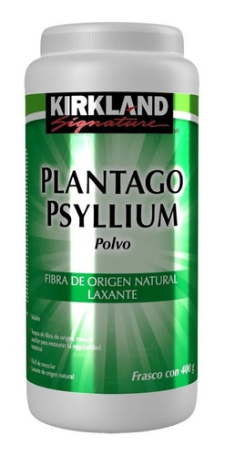 Plantago Psyllium Polvo Kirkland Signature Frasco Con 400 G