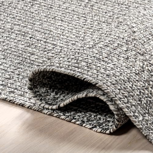 Alfombra Decorativa Para Interiores 0,60mtsx0,91mts Gris ,