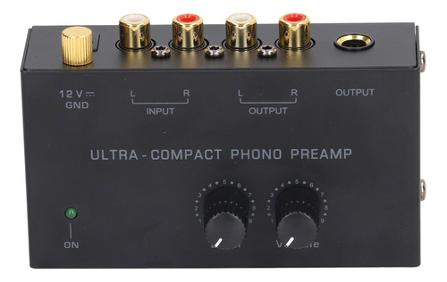 Mezclador De Sonido Profesional Phono Preamp Pp500a Disco De