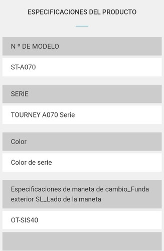 Par Manillares Ruta Ergopower Shimano Tourney 7v.