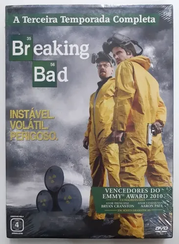 Box Dvd - Breaking Bad - ( A Terceira Temporada Completa ) | MercadoLivre