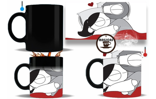 Imagen 2 de 2 de Taza Mágica Catana Comics Y John