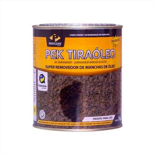 Pek Tiraóleo Remove Manchas De Óleo E Graxas Pisos 1kg