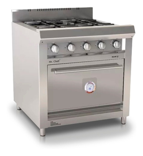 Cocina Morelli Basic Cheff 750 4 H 77x75cm Pizzero Cc