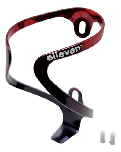 Suporte Garrafa Aluminio T6 Premium Bicolor Preto/vermelho