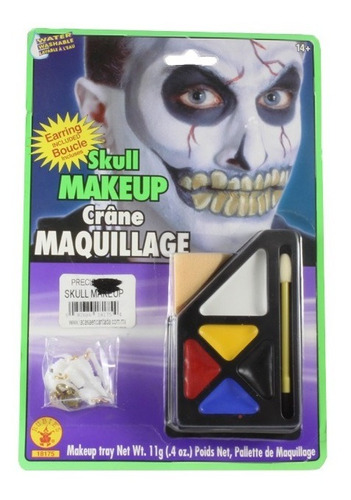 Imagen 1 de 1 de Skull Makeup, Maquillaje Craneo 11g.