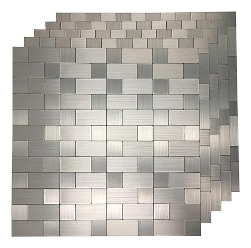 Art3d Mosaico De Metal Para Pelar Y Pegar