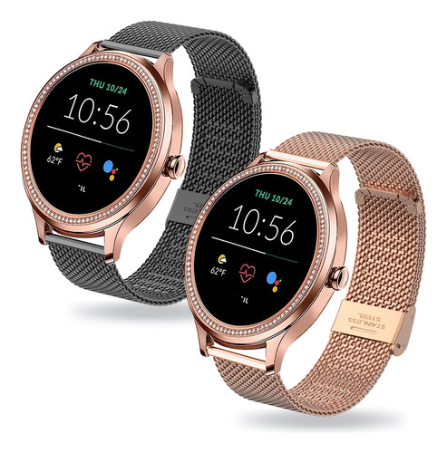 2 Correas De Metal Para Fossil Gen 6 42 Mm/gen 5e 42 Mm