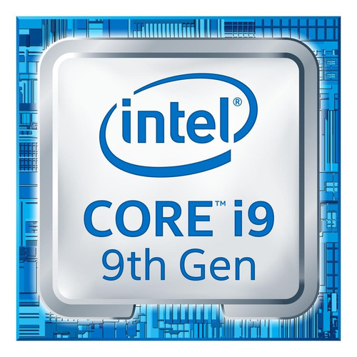 Procesador gamer Intel Core i9-9900KF BX80684I99900KF  de 8 núcleos y  5GHz de frecuencia con gráfica integrada