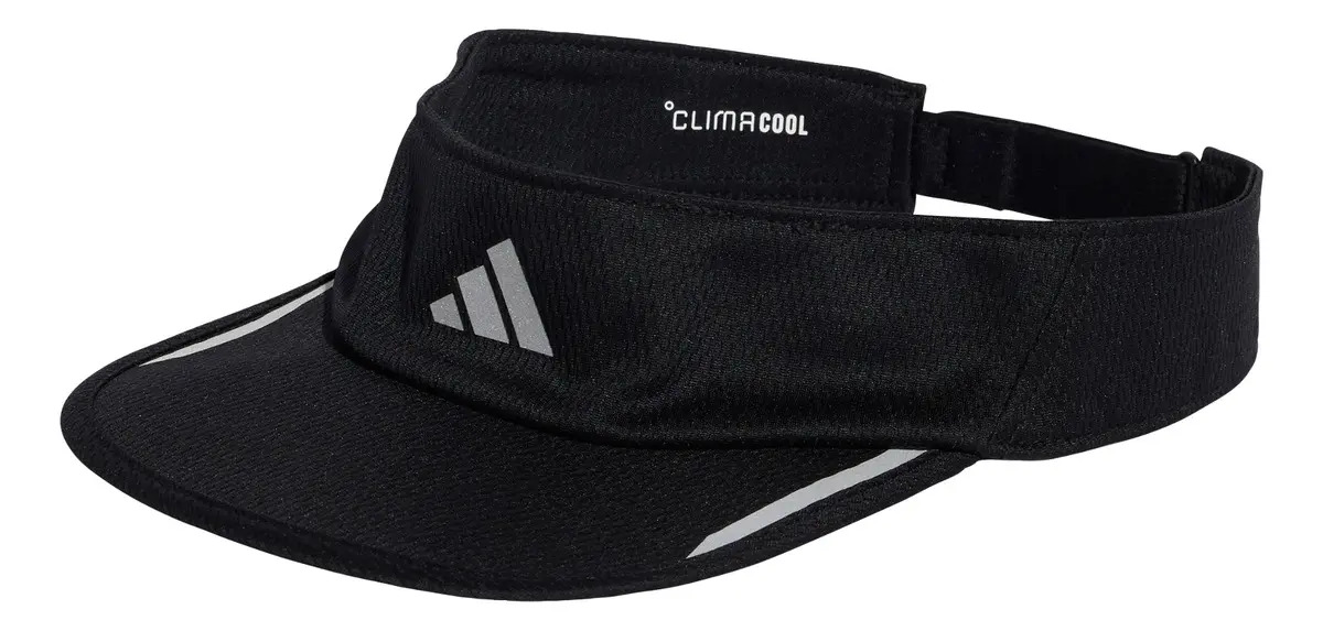 Visera adidas Correr Aeroready Unisex Negro Jd1158 Talla S / M