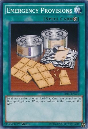 Provisiones De Emergencia Común Yugioh